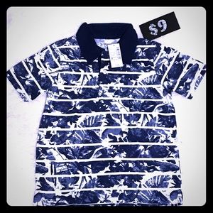 Toddler Patterned Polo
